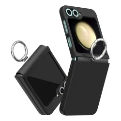 Cover Samsung Z Flip 6 Aero Flex Case Finger Ring Holder Araree - Black